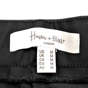 Haver & Blair London Pull On Straight Leg Cropped High Rise Pants Sz MEDIUM thumbnail 4