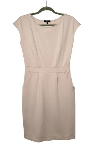 Quince Beige Sheath Dress Size S thumbnail 1