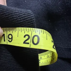 By Anthropologie Black Ribbed Knit‎ Ruffle Cap Sleeve Crew Neck Top Medium M thumbnail 5