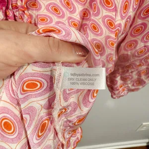 Taj by Sabrina Ilias Pink Dress Size L thumbnail 5