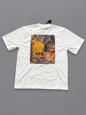 VOX POPULI Brooklyn Book Club Graphic T-Shirt Men’s Medium Cream Oversized Cotton NWT thumbnail 2