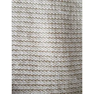 Banana Republic Sweater Wool Blend Small Ivory Knit Pullover Ribbed Waffle Fall thumbnail 10