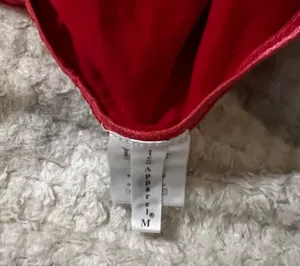 M Red Spaghetti Strap Tank Top thumbnail 3