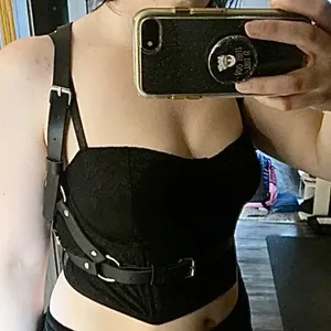 Black Harness Suspender Belt O Ring New thumbnail 6