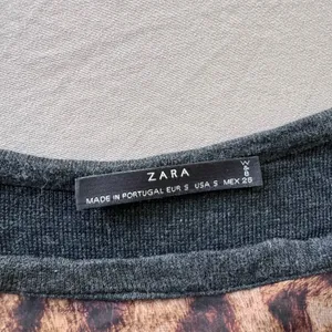 ZARA Leopard Print Flowy Blouse thumbnail 4