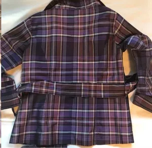 Puli Plaid Jacket Fully Lined with Belt thumbnail 10
