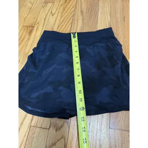 Lululemon Pace Rival Mid Rise Skirt Heritage 365 Camo Deep Coal Multi Black 0T thumbnail 8