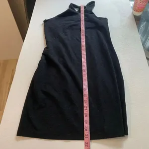Beyond Yoga Black Halter Bodycon Mini Dress Open Back Size Small thumbnail 6