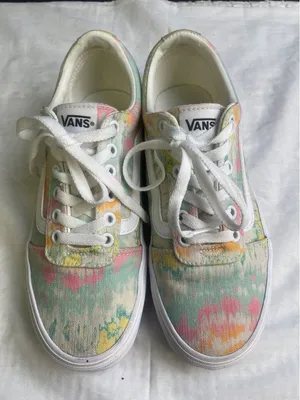 VANS Women's Psychedelic Tie Dye Sneakers/Shoes Size 7 SKU 3097 thumbnail 1