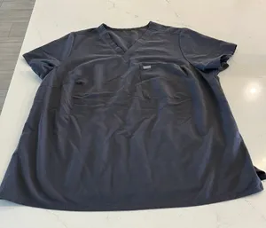 FIGS Catarina One-Pocket‎ Scrub Top Gray Women's 4XL thumbnail 1