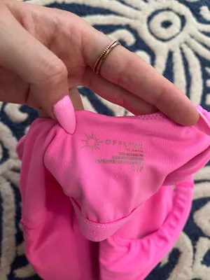 Aerie Hot Pink Sports Longline Bra Crop Top thumbnail 3