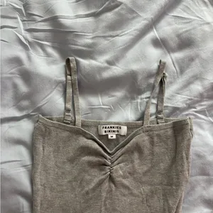 Frankie’s Bikinis light gray mini dress thumbnail 4