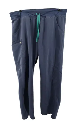 FIGS Scrub Pants Womens XL T21004 Technical Collection Navy Blue EUC thumbnail 1