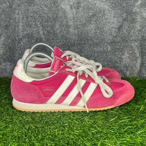 Adidas Dragon Vintage Pink Suede Sneakers Women’s US 8.5 Originals Retro Shoe thumbnail 3