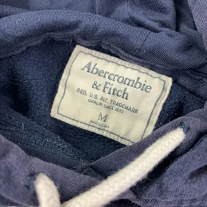 Abercrombie & Fitch Hoodie Women Medium Blue Pullover Fleece Kangaroo Pocket Y2K thumbnail 6