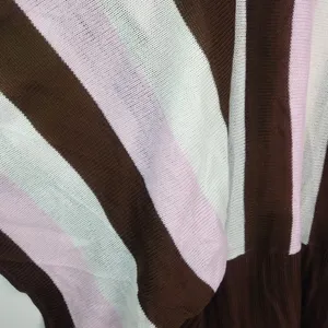 Carly B Neopolitan Cold Shoulder Sweater Top L thumbnail 7