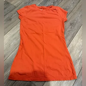 Mossimo Supply Co. Vibrant Orange Short Sleeve Tee thumbnail 1