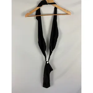 NWT Express Deep V Cutout Swimsuit Black Size Medium thumbnail 3