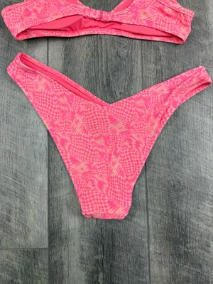 Aerie Pink Print Bikini Set thumbnail 8
