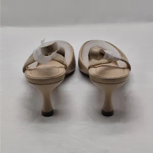Journee Womens Heels 9.5 Taupe Slingback Kitten Heel Wedding Guest Party Pumps thumbnail 6