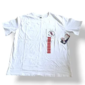 Majestic G-III 4Her Chicago White Sox Retro Roses T-Shirt XL NWT thumbnail 3