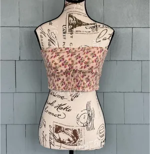 Free People Floral Crop Top thumbnail 2