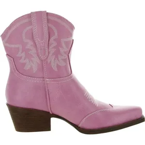 Sam Edelman Pink Cowboy Boots thumbnail 1