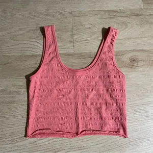 American Eagle Coral Textured Women's Tank Top thumbnail 1