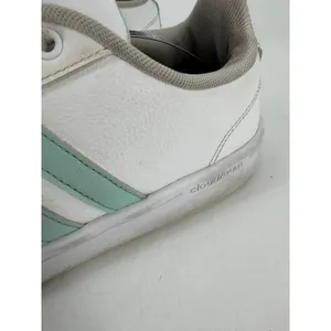 Adidas Cloudfoam Sneakers Women‎ Size 10 White Mint Green F33888 Low Top thumbnail 3