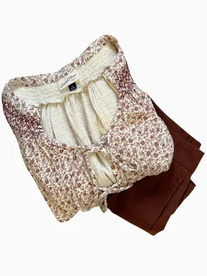 A new day Floral Blouse & Shorts Set thumbnail 12