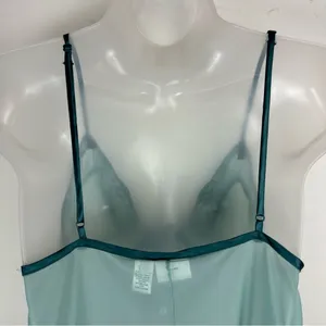 Frederick’s of Hollywood Sheer Mesh Flyaway Split Front Tie Top Sz Medium thumbnail 12