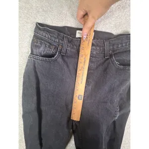 Abercrombie & Fitch The 90s Straight Ultra High Rise Jeans 27/4 Black Curve Love thumbnail 8