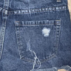 YOLO distressed blue Jean shorts Small‎ thumbnail 5