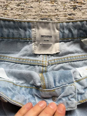 One Teaspoon Light Wash wide Leg Jeans thumbnail 3