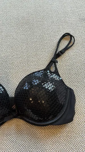Victoria's Secret bra black sequin 32c thumbnail 6
