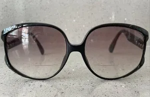 Christian Dior 2320-90 Eyeglasses Frames ONLY black oversized Made In Germany thumbnail 1