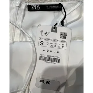 NWT Zara satin corset white Silky Mini dress Spaghetti Strap size small thumbnail 7