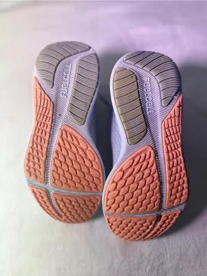 New Balance Women's Light Blue Sneakers with Coral Accents thumbnail 9