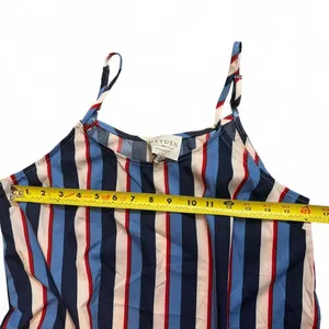 Hayden blue, red, and white vertical striped dress nwt size small thumbnail 2