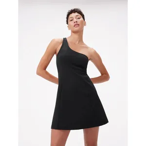 Outdoor Voices One Shoulder Athletic Dress- Black- Size Small thumbnail 4