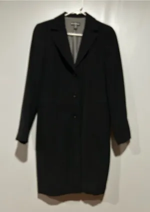 bebe Black Long Trench Coat thumbnail 1