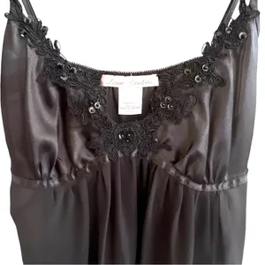 Linea Donatella Womens Sheer Babydoll Slip Dress Size S Whimsigoth Fairy Grunge thumbnail 2