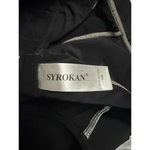 SYROKAN Full Coverage Sports Bras Racerback Wireless Size 36D Black Adjustable thumbnail 5