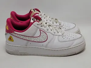 Nike Air Force 1 LX Dragon Fruit Low Top Pink White Sneakers Dv3809-100 Size 10 thumbnail 1