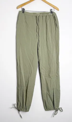 Tularosa Linen Blend Green Jogger Pants Size Medium Revolve thumbnail 1