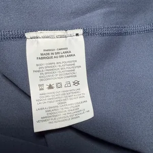 Nike Pro Therma-FIT ADV Womens Mock‎ Neck Long Sleeve Training Top Navy Blue L thumbnail 5