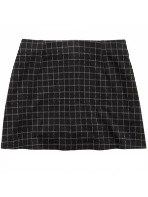 AE It Knit Low-Rise Micro Skort American Eagle NWT Dark Brown Small thumbnail 5