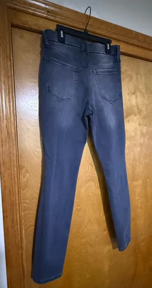 Good American Always Fits Black Distressed Skinny Jeans 6-12 thumbnail 3