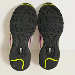 Nike Air Max 97 White Electro Green Fuchsia‎ Glow Sneakers Womens 7 Multicolor thumbnail 13