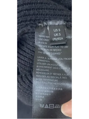 Free People Black Ribbed Oversized Sweater Slouchy Crewneck Boho Chunky Knit thumbnail 7